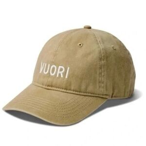 Vuori Camel Brown Unisex Cotton Baseball Cap